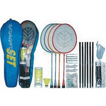 - 6.1m Length net - 4 steel rackets.