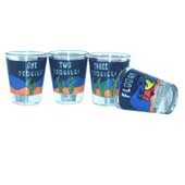 4 Shot Tequilla Glasses