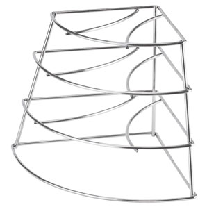 4 Tier Plate Rack- Chrome