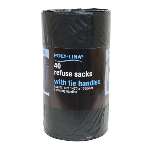 Unbranded 40 Refuse Tie Sacks