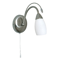 Unbranded 4316 1AC - 1 Light Satin Chrome Wall Light