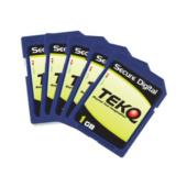 Unbranded 5 SD Card Bundle: 5 X 1GB TEKQ High Speed SD