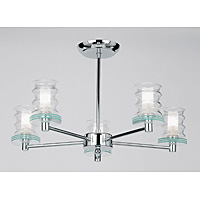 Unbranded 507 5CH - 5 Light Polished Chrome Ceiling Light