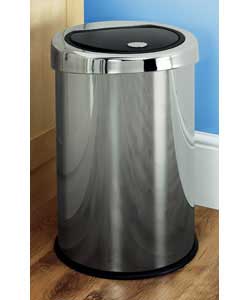 Unbranded 50L Stainless Steel Corner Bin