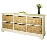 6 Drawer Farmhouse Chest-ivory