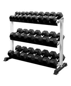 12 pairs Ego grip dumbbells 2kg, 3kg, 4kg, 6kg, 8kg, 10kg, 12.5kg, 15kg, 17.5kg, 20kg, 22.5kg and