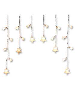 6 Window Star Curtain Lights