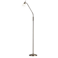 Unbranded 652 FLAN - Antique Brass Floor Lamp