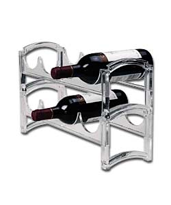 8 Bottle 2 Piece Wine Rack