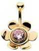 9 Carat Gold Daisy May Bellybar Attachment