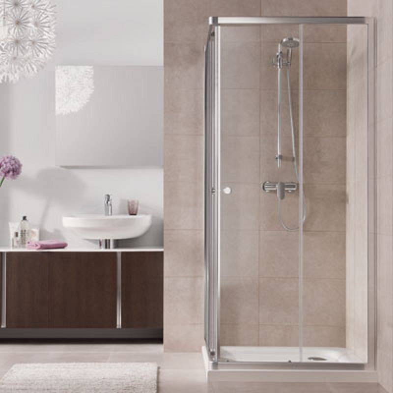 Unbranded 900mm Corner Entry Shower Enclosure (4mm)