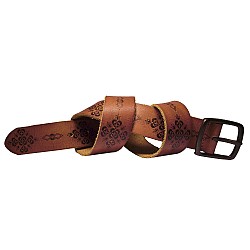 ACE OF SPADES BELT - Size(SM) ; Colour(TAN)