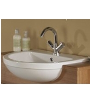 Unbranded Aerial Semi Recessed Basin