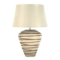 Unbranded AI339CR/264 16 IV - Cream Ceramic Table Lamp