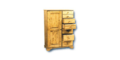 Ailsebury Pine Combination Wardrobe - 7 Drawer-