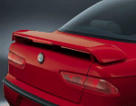 Alfa 156 Saloon Boot Spoiler with Brake Light