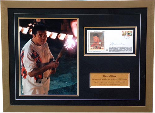 Unbranded Ali signed Atlanta Olympics 1996 signed presentation