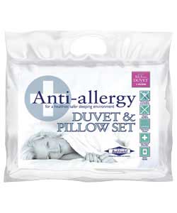 Allershield 10.5 Tog Duvet and Pillow Set - Single