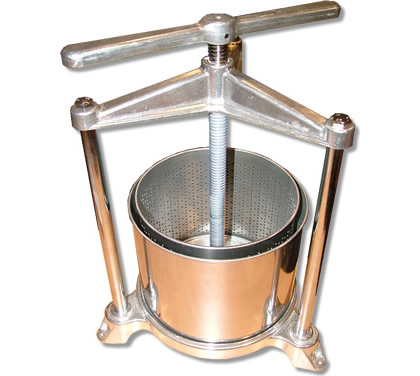 ALLUMINIUM/STAINLESS STEEL FRUIT PRESS 2 LITRE