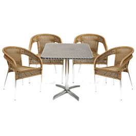 This bistro or cafe furniture set has become increasingly popular with cafe`s 