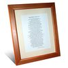 Unbranded Amaryllis Framed Personalised Poem