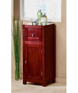 Unbranded Amelia Dark Stain Storage Cabinet