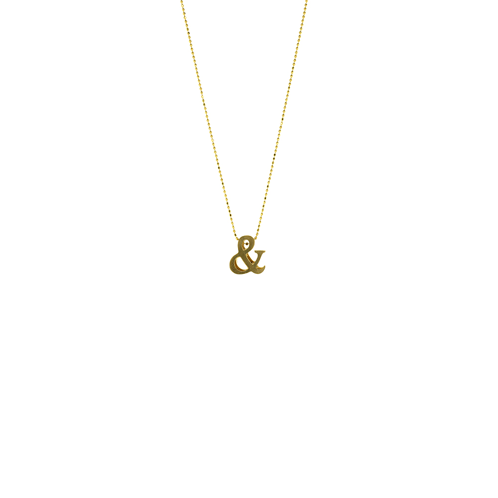 Unbranded Ampersand Pendant - Gold