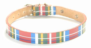 Ancol Tartan Stitched Collar 35cm