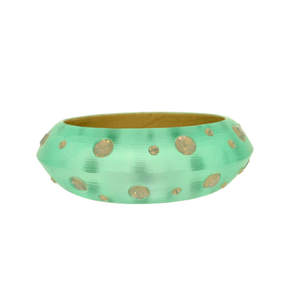 Unbranded Angled Twilight Bangle - Mint