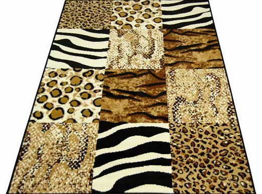 Animal Patchwork Rug - 120 x 170cm