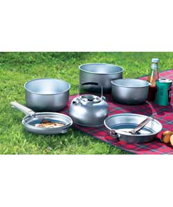 Unbranded Anodised Aluminium Cookset