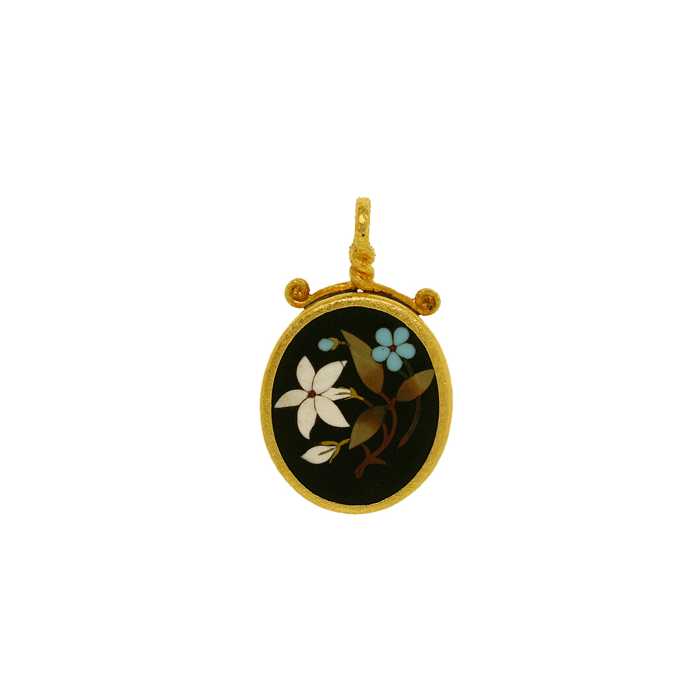 Unbranded Antique Flower Pendant