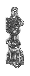 Antique Laughing Cat Bedroom Knocker 2618