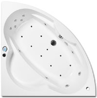 Apollo Platinum 1400 x 1400mm Whirlpool Bath