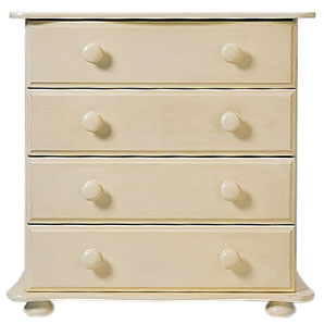 Arundel Four Drawer Chest- White