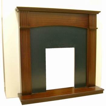 Ashvani Mahogany Fireplace Suite