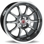 Asia Tec Toyko Wheels Only - Shadow Chrome
