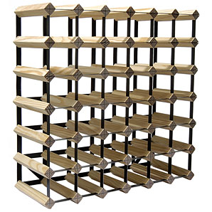 Unbranded Assembled Wine Rack, 42 Bottles