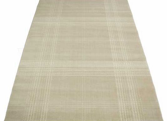 Atlantis Checks Rug - Natural - 120 x 170cm