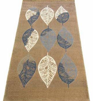 Atlantis Leaves Rug - Brown - 120 x 170cm