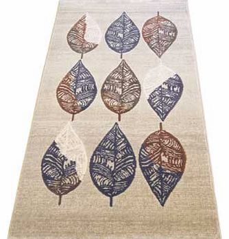 Atlantis Leaves Rug - Natural - 120 x 170cm