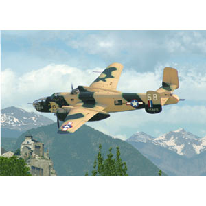 B-25J Mitchell JAF plastic kit from German specialists Revell. B-25J Mitchell - Russells Raiders - s