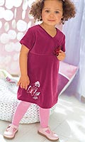 Babies Pack of 2 Velour Dresses