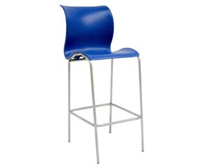 Bahia high stools(silver frame)