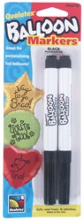 Balloon Marker Pens - Black x 2