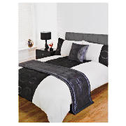 Unbranded Bedcrest Bed In A Bag Stitched Circles Black