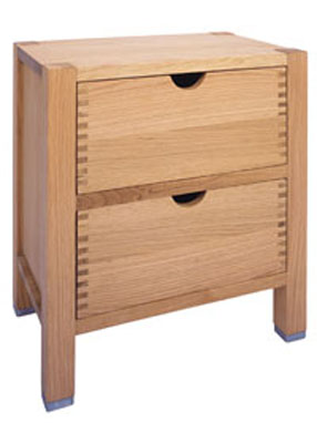 BEDSIDE CABINET 2 DRAWER