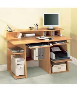 Beech Effect Heavyweight Workstation