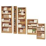 BEECH EFFECT "LIBRARY" BOOKCASE RANGE - A feature-