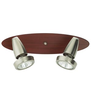 Bego 2 Plate spotlight- Wood/Steel